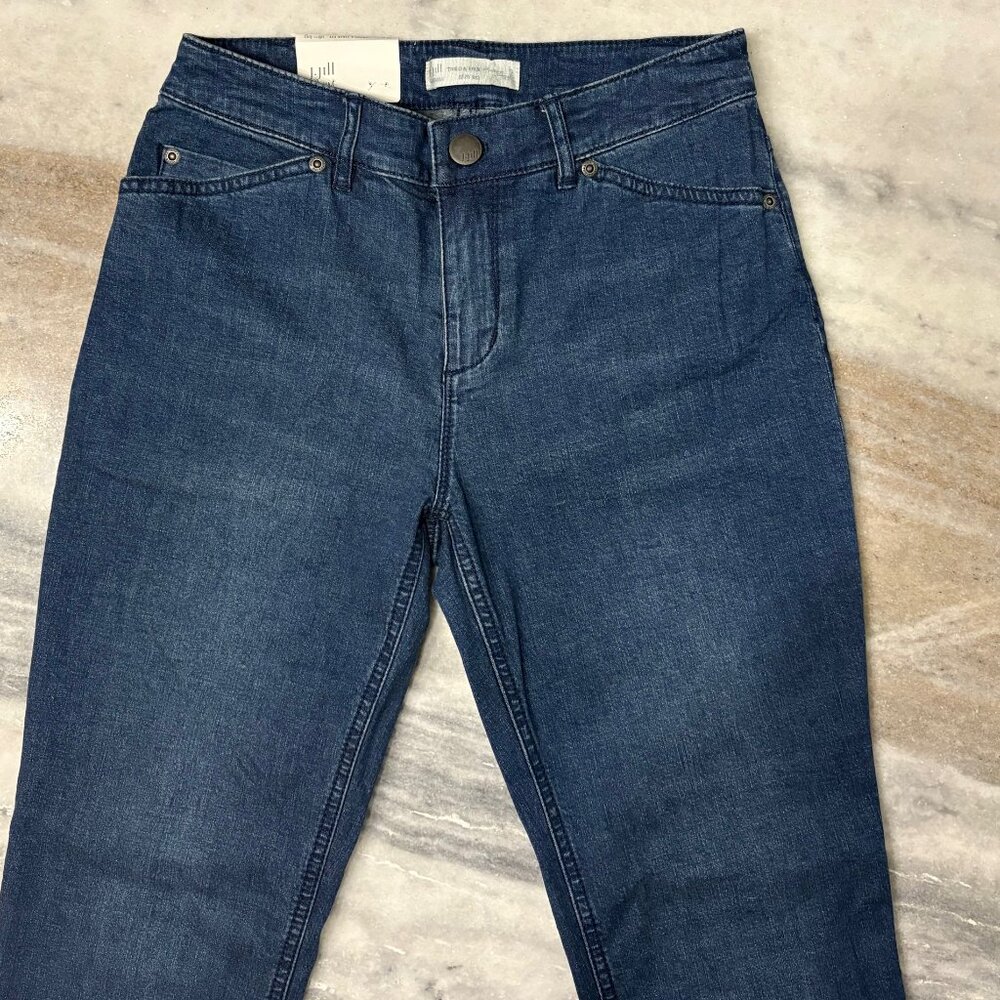 NWT J. Jill Tried & True Fit Slim Leg Lightweight Stretch Denim Blue Jeans 2P - Picture 4 of 13